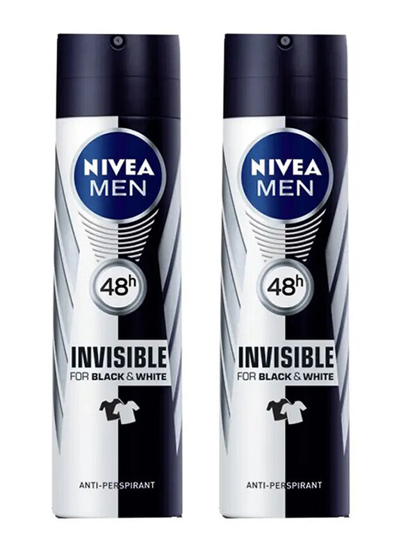 

Nivea Men Invisible Anti-Perspirant Spray - 2 x 150ml
