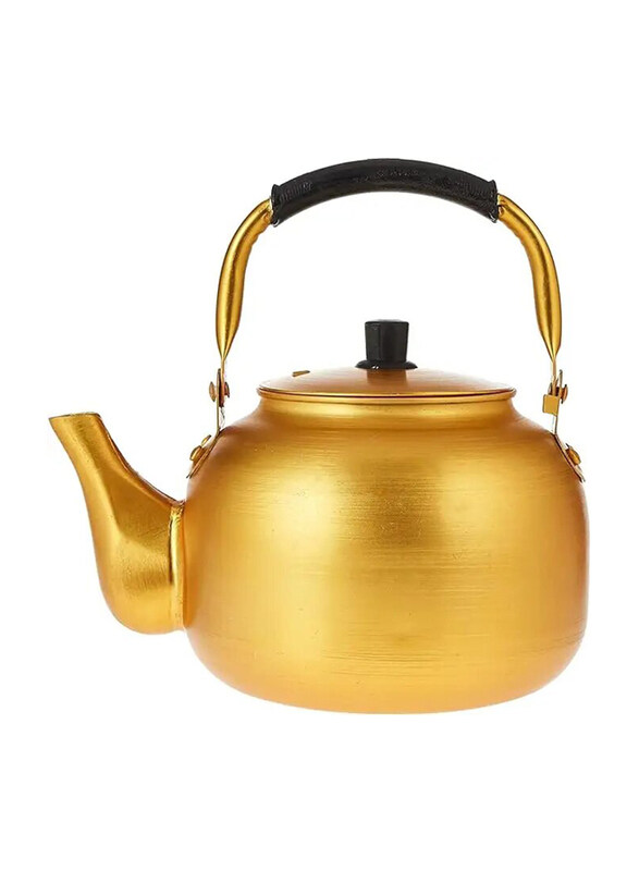 

Vitra Plus Aluminium Tea Kettle Gold And Black, 4L