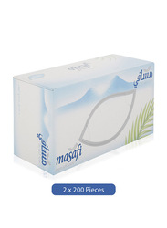 Masafi White Facial Tissue, 200 Sheets x 2Ply