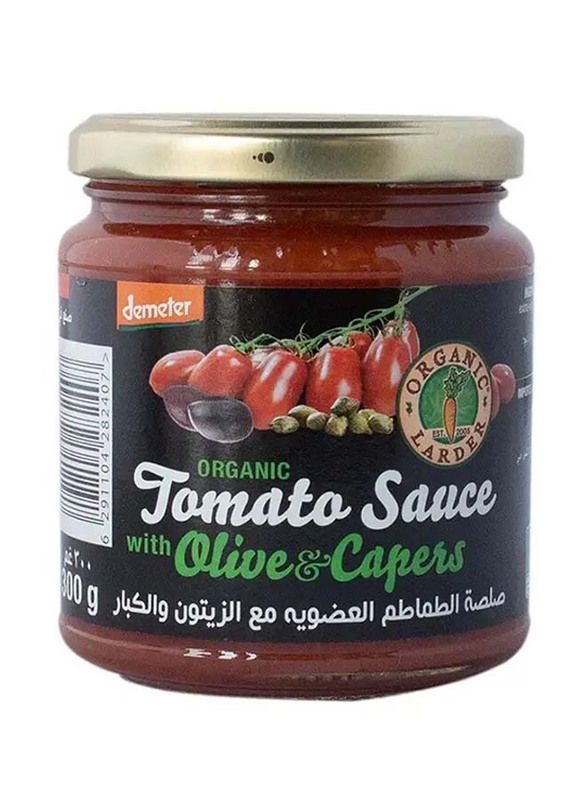 Organic Larder Tomato Sauce W Olive&Cap - 300g