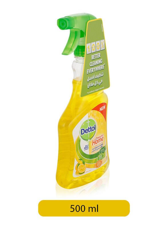 Dettol Lemon Healthy Home All Purpose Cleaner Spray, 500ml