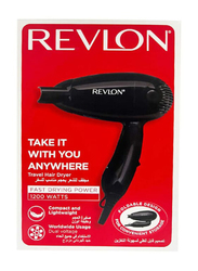 Revlon Voyage Travel Folding Hair Dryer, 5305, Black