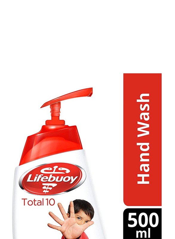 Lifebuoy Active Silver Formula Total 10 Anti-Bacterial Hand Wash, 500ml