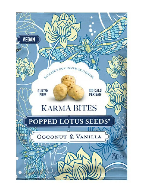 

Karma Bites Coconut & Vanilla Poplotus, 25g