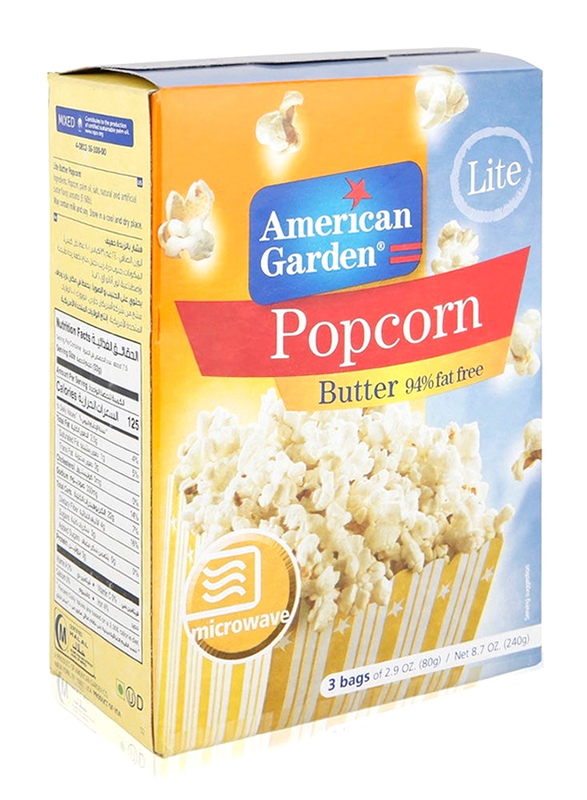 American Garden Popcorn Butter Lite, 240g