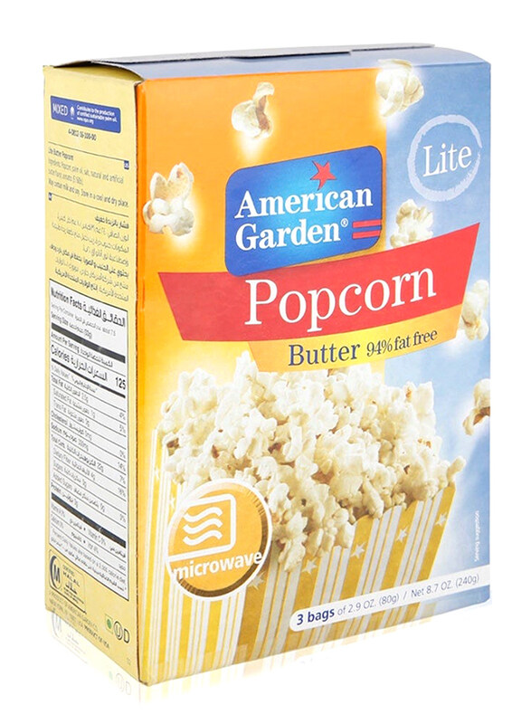 

American Garden Popcorn Butter Lite, 240g