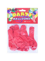 Al Ras Premium Heart Balloons, 10 Pieces, Pink