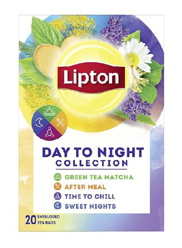 Lipton Day To Night Green Tea, 20 Bags