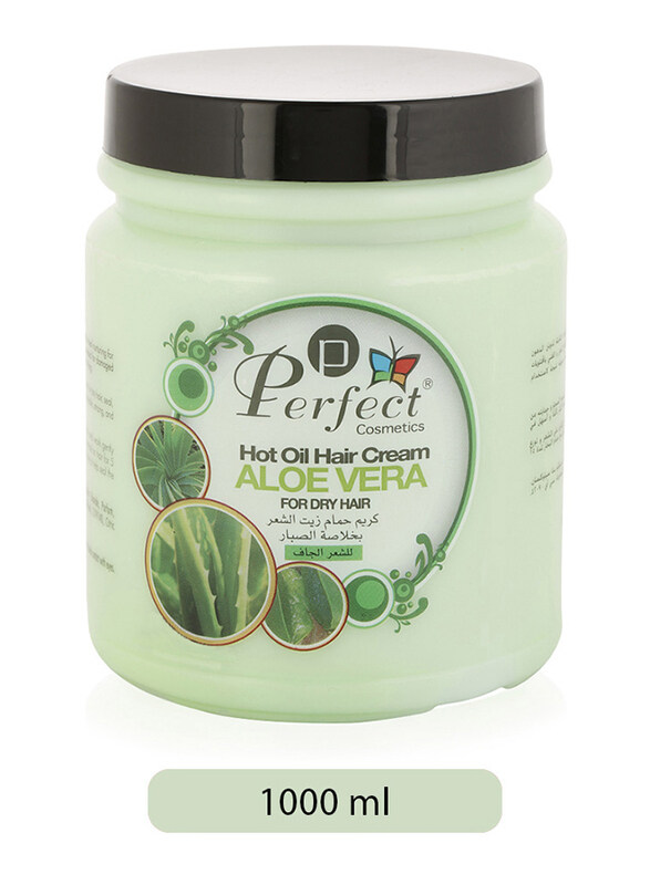 

Perfect Hot Oil Hair Cream with Aloe Vera for Damaged Hair, 1 Liter