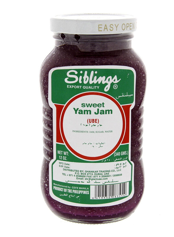 

Sibling Sweet Yam Jam (Ube), 340g