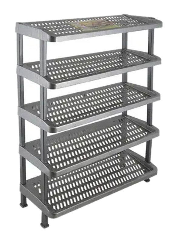 

Lion Star A-55 Maxi Shoes Rack 5 Shelf, Grey