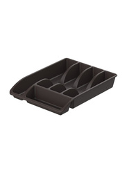 Cosmoplast Large Cutlery Tray, 35 x 26cm, Brown