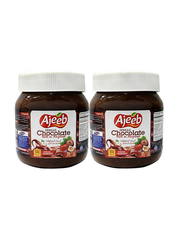 

Ajeeb Chocolate Spread with Hazelnut, 2 x 350g