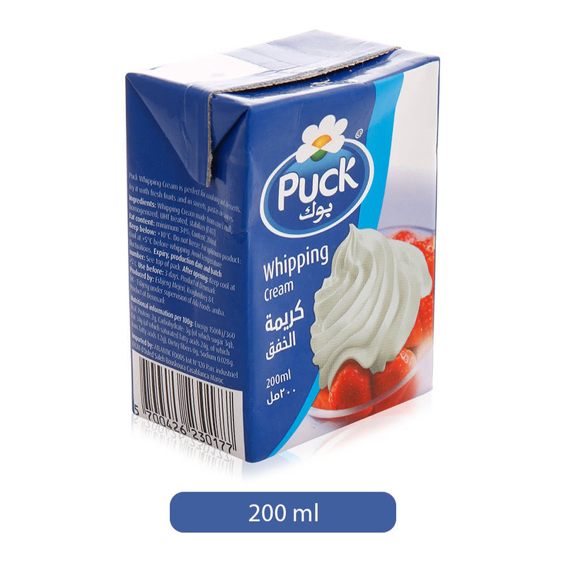Puck Whipping Cream, 5200 ml