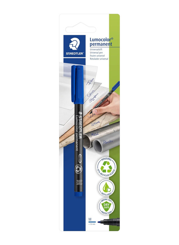 Staedtler Lumocolor Permanent Universal Pen, Blue