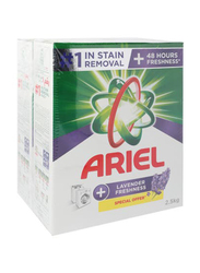 Ariel Lavender Freshness Laundry Detergent Powder, 2 x 2.5 Kg