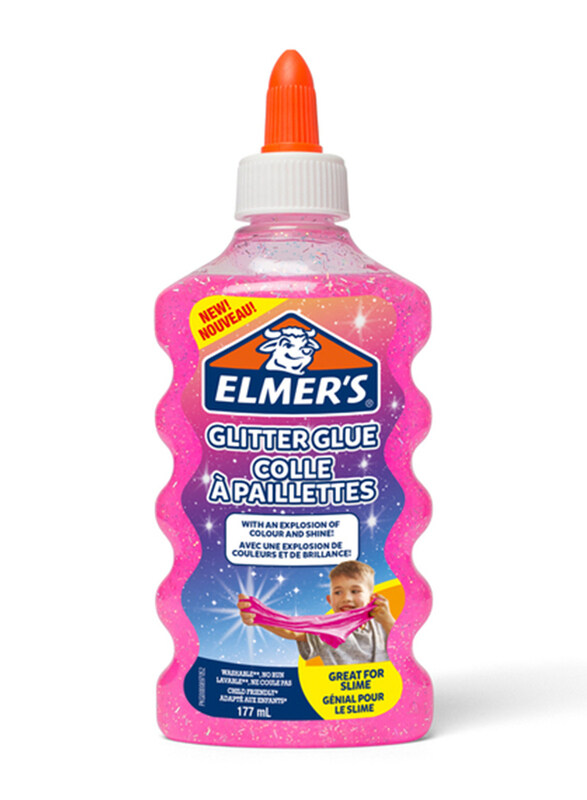 

Elmer's Glitter Glue 177ml, Pink