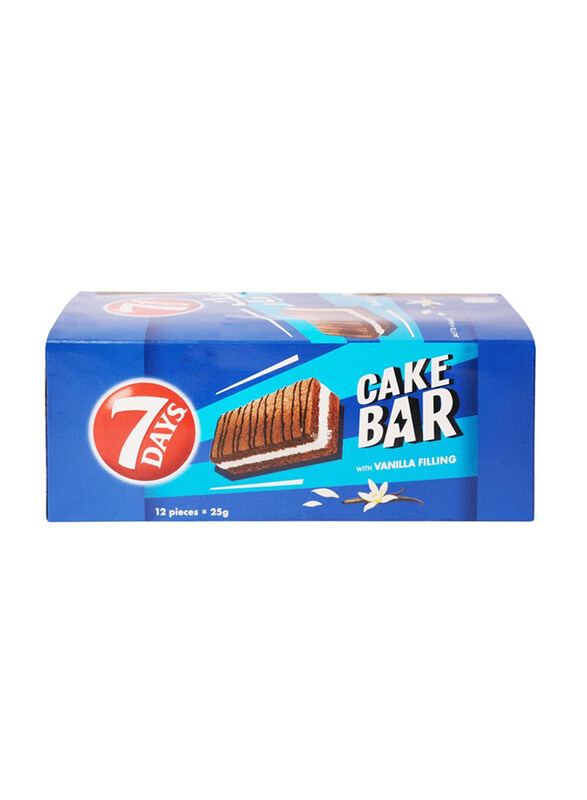 

7Days Cake Bar With Vanilla, 12 x 25g