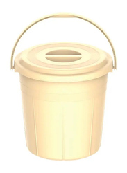 Cosmoplast Dx Bucket with Lid, Cream