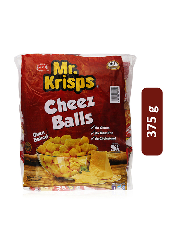 Mr.Krisps Cheez Balls, 25 x 15 g