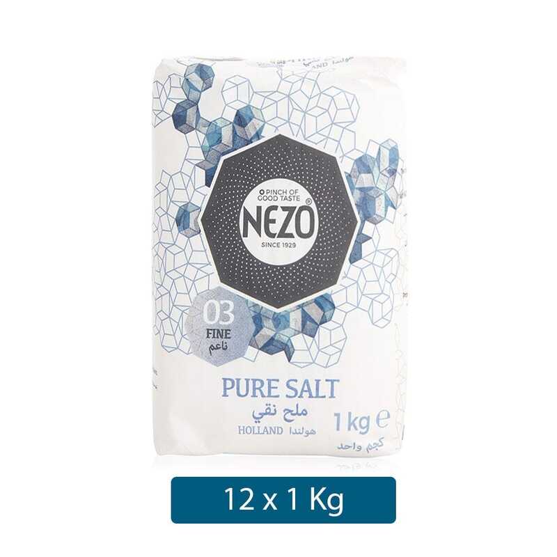 Nezo 03 Fine Pure Salt, 12 x 1kg