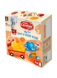 Nestle Cerelac Apple Carrot n Mango, 4 x 90g