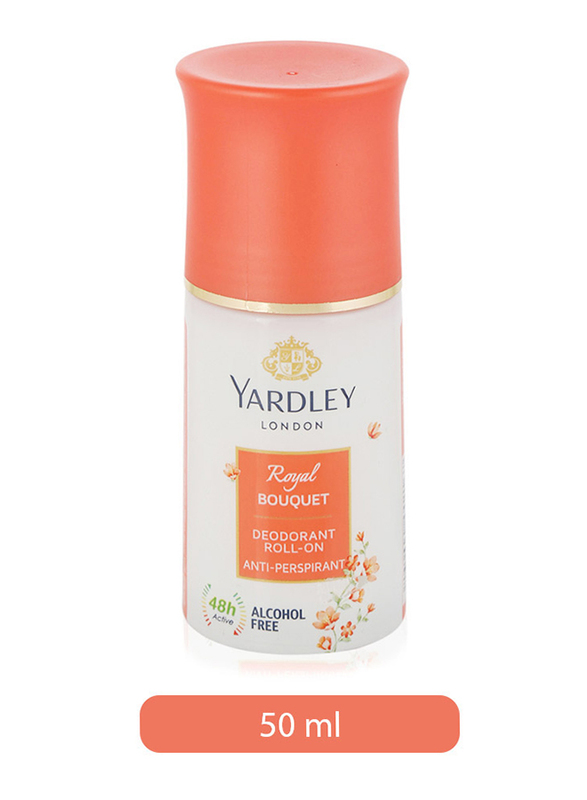 Yardley London Royal Bouquet Deodorant Roll-On for Women, 50ml