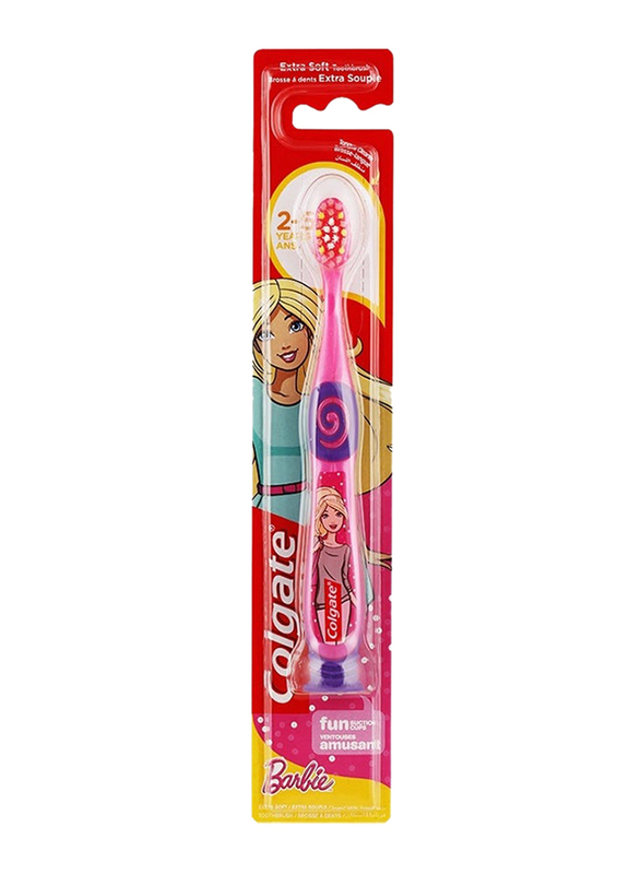 Colgate Kids Toothbrush Barbie/Batman Assorted 2-5 Years Extra Soft Manual Toothbrush 1 Pack