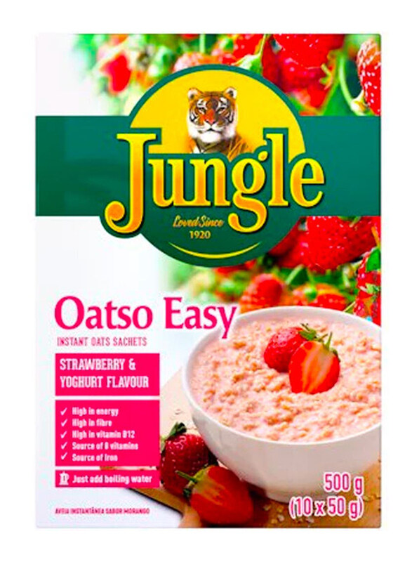 

Jungle Oatso Easy Strawberry Yoghurt Flavour Cereal, 500g