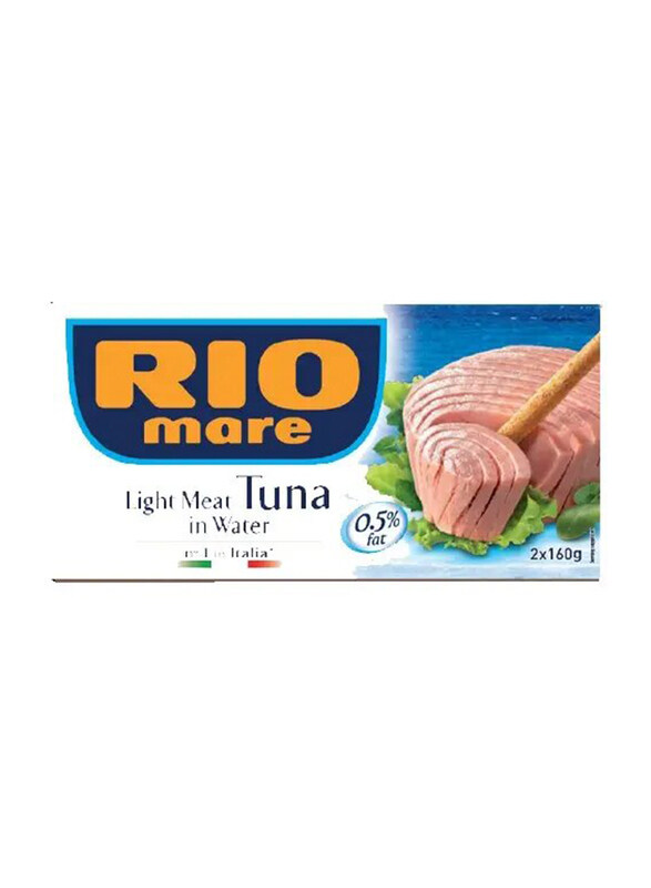 

Rio Mare Light Meat Tuna In Water, 2 x 160g