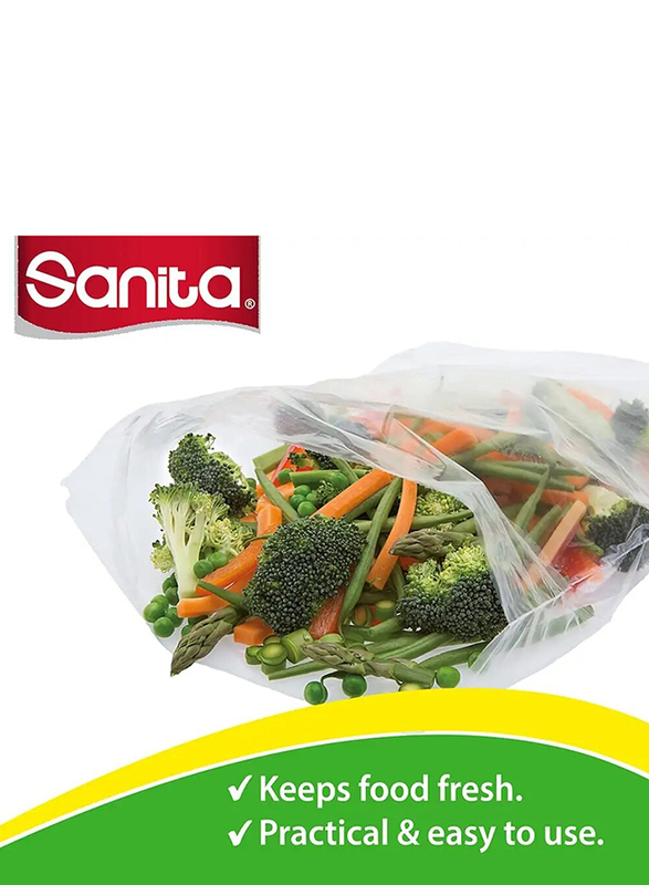 Sanita Club Food Storage Bags Biodegradable No.12, 50 Bags
