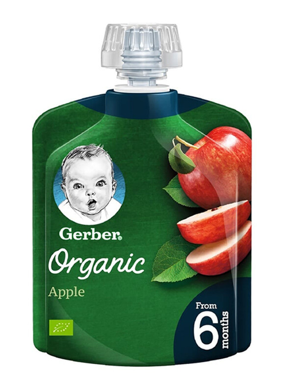 

Gerber Organic Apple Puree, 90g