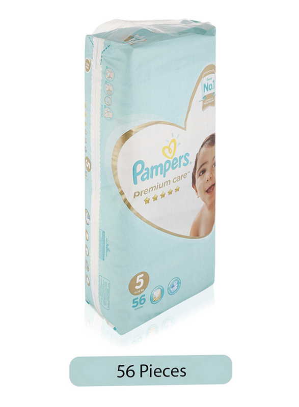 Pampers - Premium Care Diapers 168 Count, Size 5, 11-16 Kg Pack Of 1