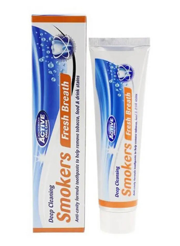 Beauty Formulas Active Deep Cleaning Smokers Fresh Breath Toothpaste, 100ml