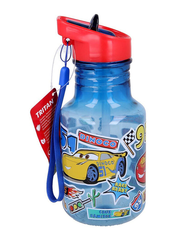 

Stor Bulb Cars Bottle, 370ml, Blue