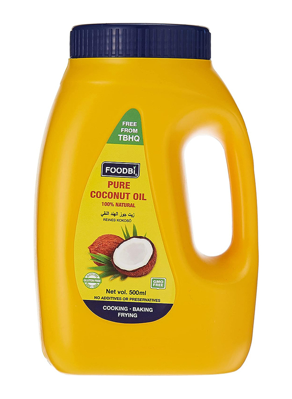 Foodbi 100% Natural Pure Coconut Oil, 500ml