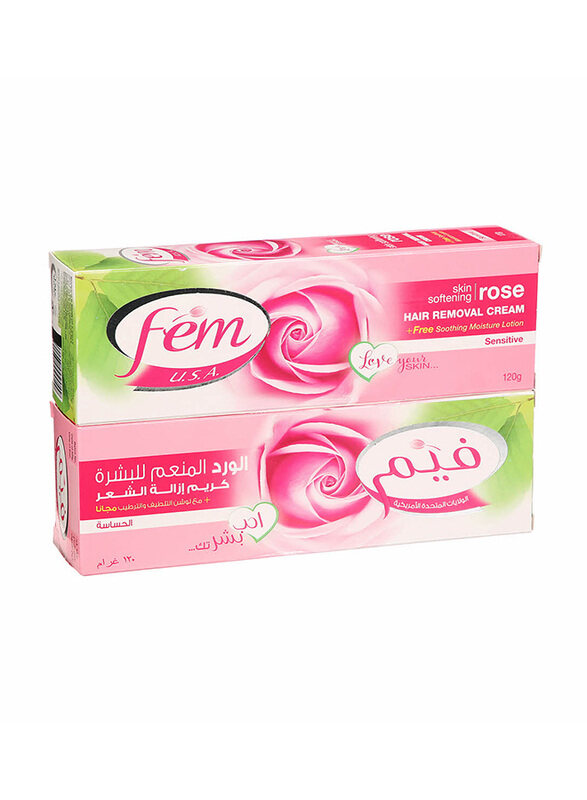 

Fem Rose Hair Removal Cream - 2 x 120g
