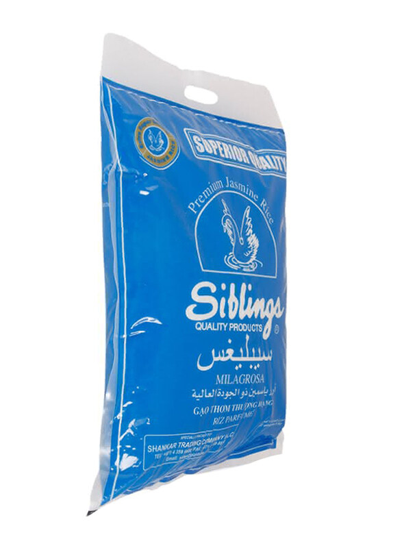 Siblings Premium Jasmine Rice, 1 Piece x 5 Kg