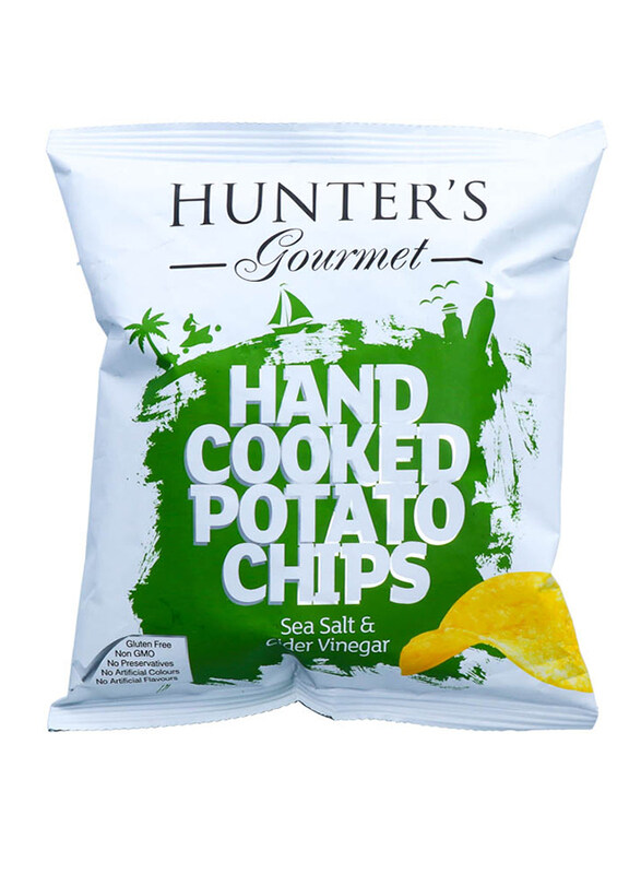 

Hunter's Gourmet Hand Cooked Potato Chips Sea Salt & Cider Vinegar, 40g