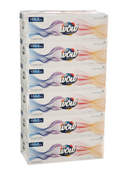 Wow Ultra Soft Comfort Facial Tissue 2-Ply, 6 x 150 Sheets