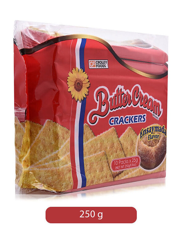 

Croley Ensaymada Flavor Butter Cream Crackers, 250g