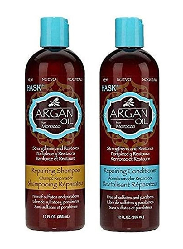 

Hask Shampoo & Conditioner Assorted, 2 x 355ml