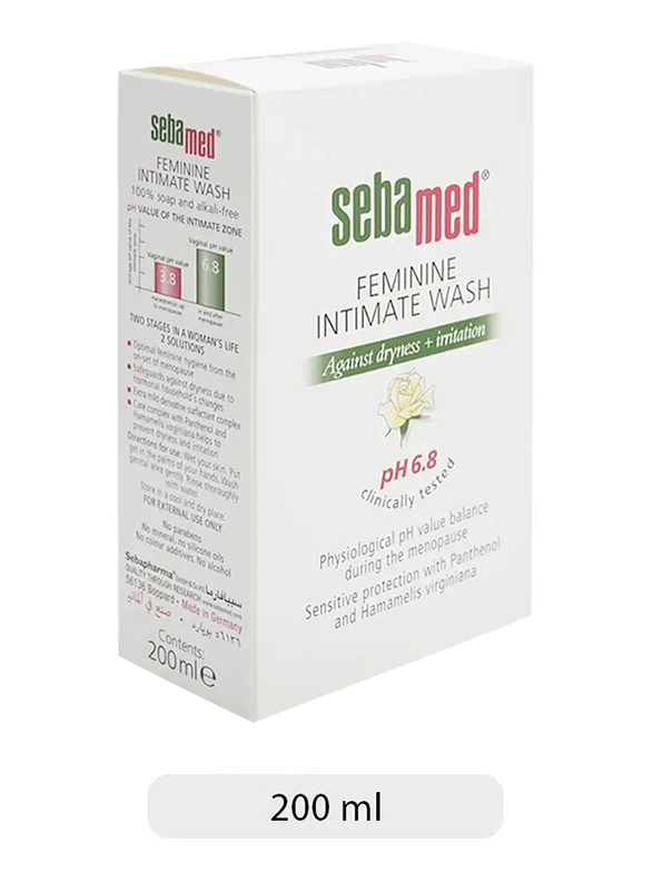 Sebamed Feminine Intimate Wash PH 6.8, 200ml