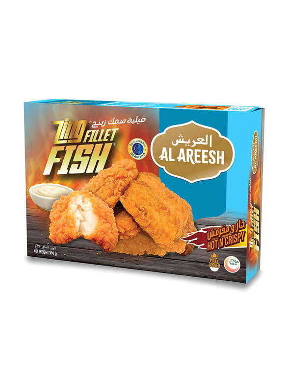 

Al Areesh Hot N Crispy Zing Fish Fillet, 390g