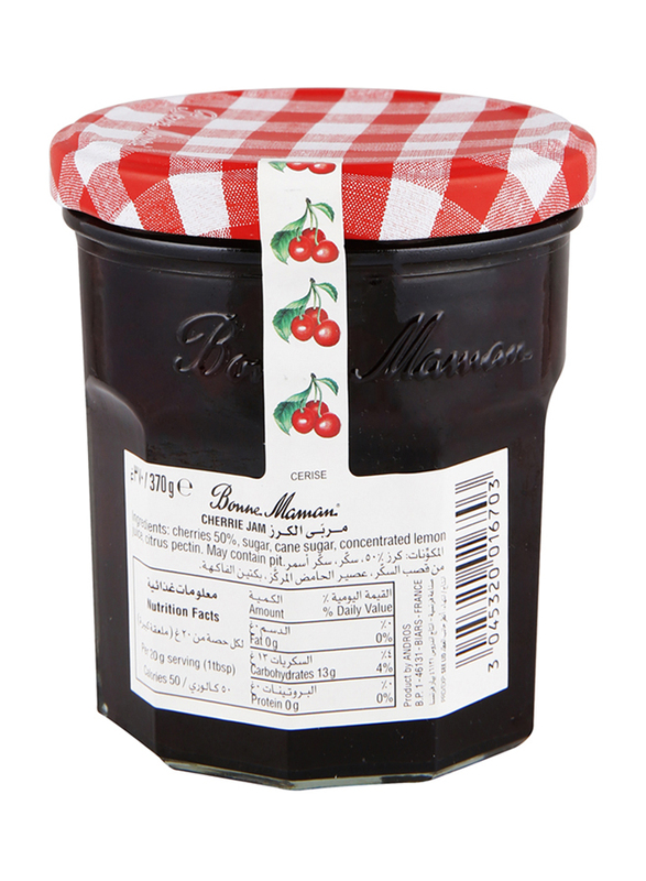 Bonne Maman Cherry Preserve Jam, 370 g