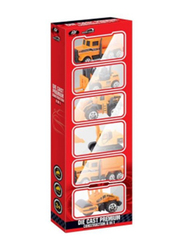 Power Joy 6-in-1 V.Vroom Diecast Premium Construction Collection, 6 Pieces, Ages 3+, Yellow