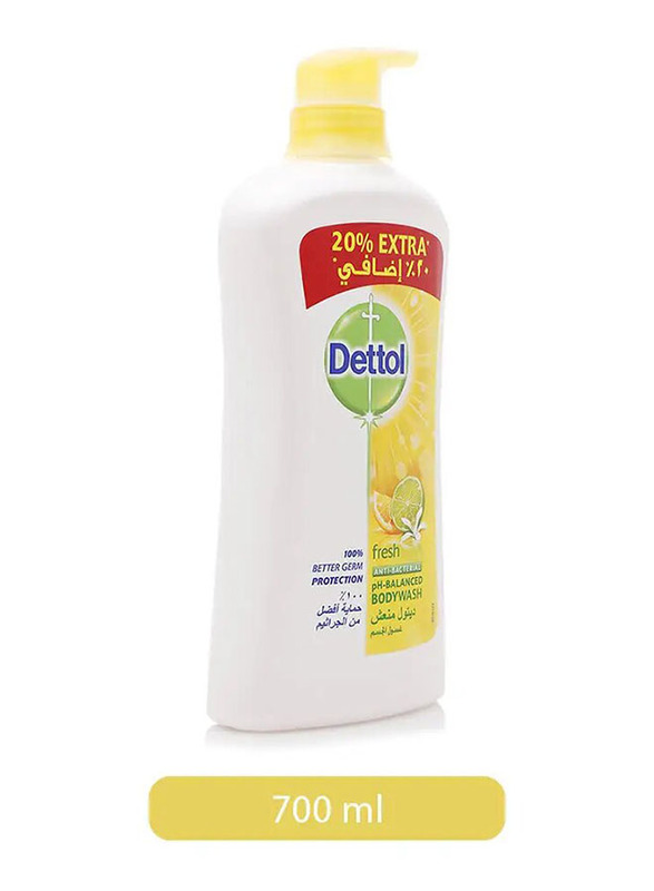 Dettol Fresh Anti - Bacterial Body Wash - 700ml