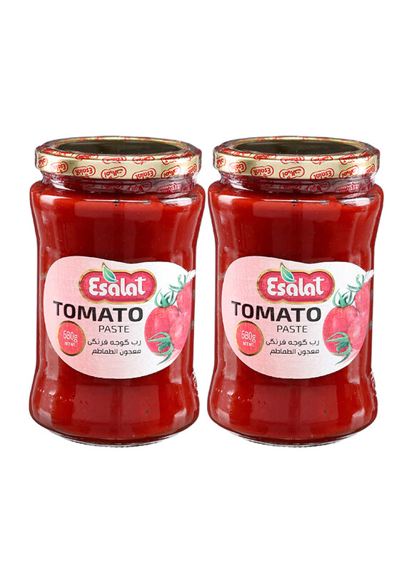 

Esalat Tomato Paste Glass Jar, 2 x 680g