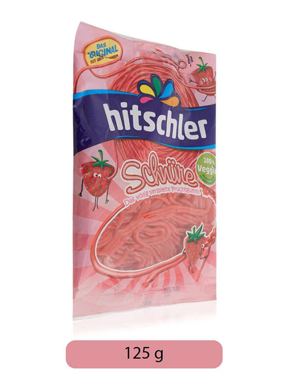 

Hitschler Strawberry Flavored Worms, 125g