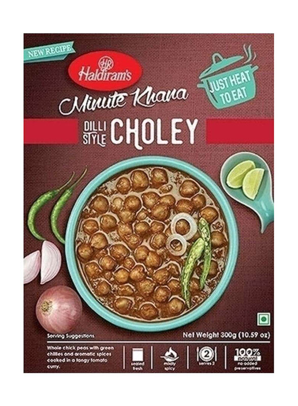 

Haldirams Minute Khana Curry Dilli Style Choley, 300g